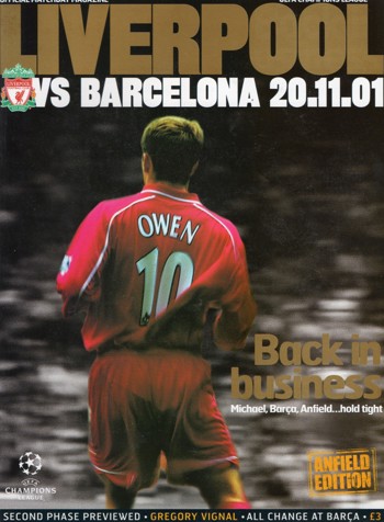 Match programme